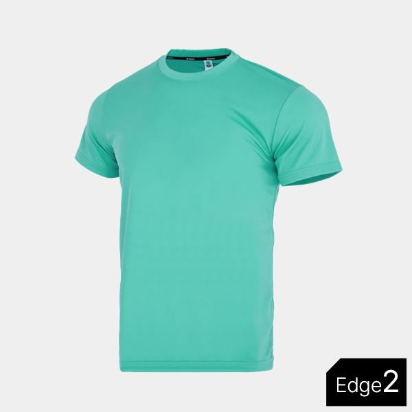 Cool Round T-shirts Edge2_Aqua mint