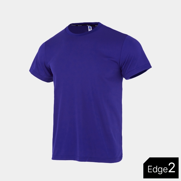 Cool Round T-shirts Edge2_Cobalt Blue