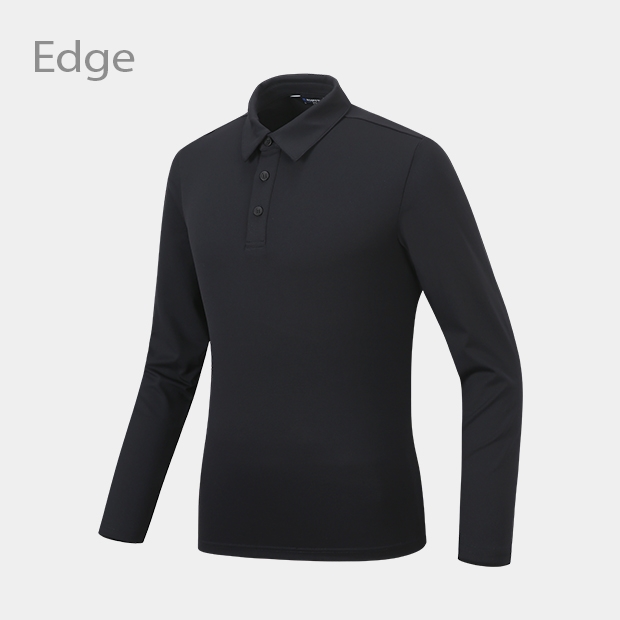 Flex Long Sleeve T-shirts Edge_Black