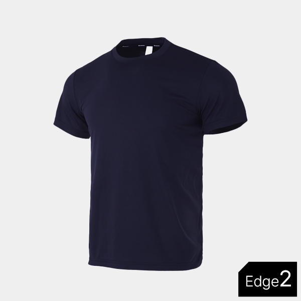 Cool Round T-shirts Edge2_Navy