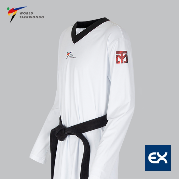 EXTERA PRO Kyorugi Uniform [Black-Neck] [BK-Neck]